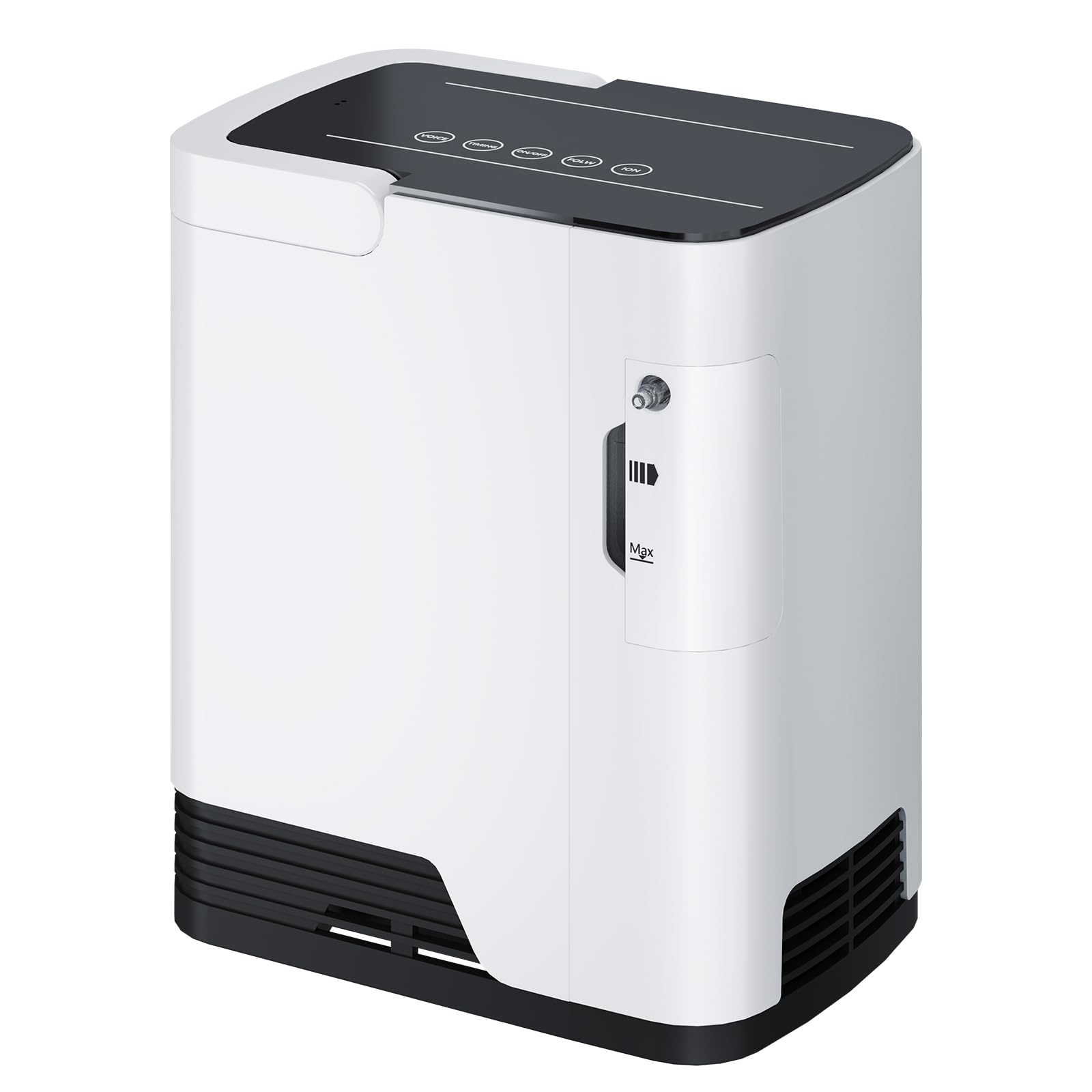 Koncentrator Tlenu 1-7L/min Sterowanie Głosowe Nebulizator Jony | Tlen 1-7L/min, sterowanie głosowe, nebulizator, jony ujemne, ekran LCD, pilot, timer, praca ciągła.