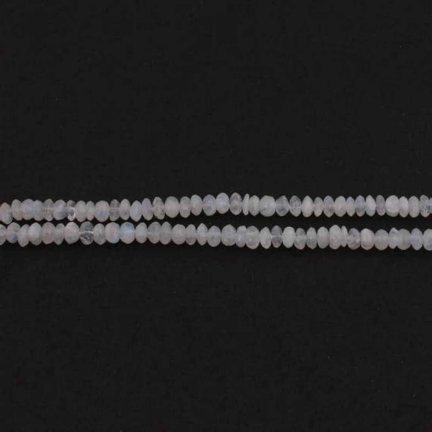 Pierre de lune lot de 2 fils perles rondelles facettées 6mm pour créer un cadeau personnalisé