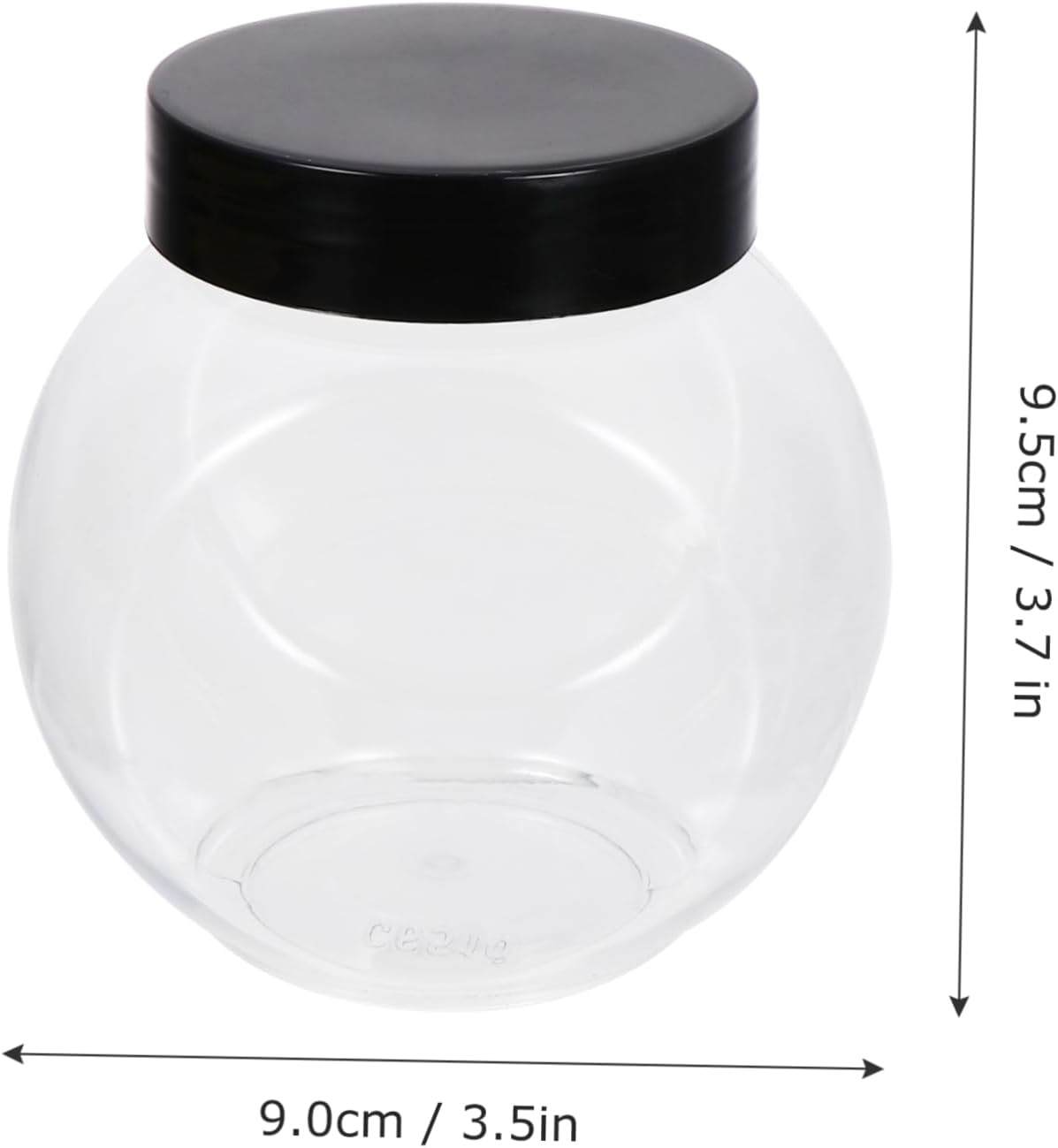 2 Sets Transparent Plastic Storage Cans for Honey Sugar and Food Sealed Food Jars for Kitchen Organization Moisture and Containers