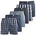Produktbild Kandor Herren Boxershorts aus gewebter Baumwolle - 6er Pack lose Boxershorts für Herren, Klassische Karo-Boxershorts für Herren, Bequeme Boxerbox Mehrpack, atmungsaktive Slip, Nightling, L