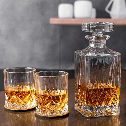 KANARS decanter set farewell gift for retiring boss crystal set