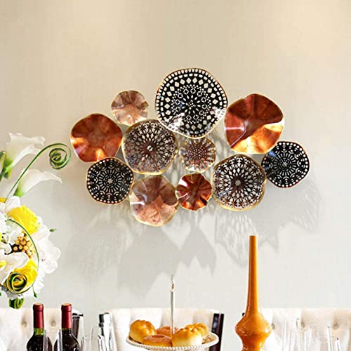 Wandskulptur Decor Store Kreative Metallwandskulpturen Dekoration Eisen Kunst Hintergrund Kunst Dekoration Wandbehang, für Schlafzimmer Wohnzimmer Büro Cover