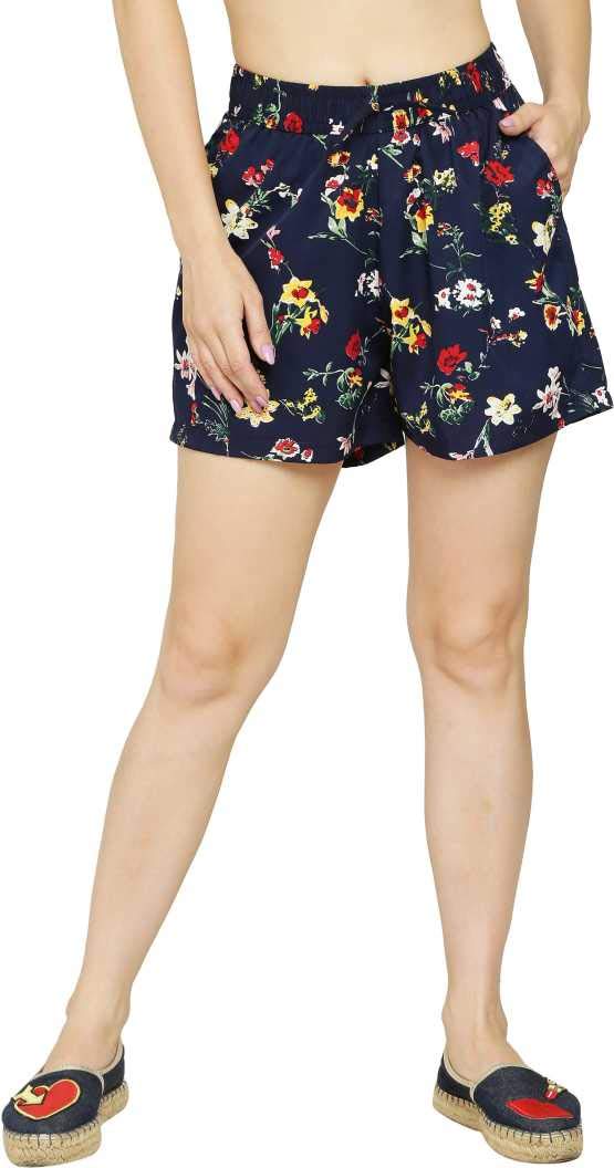 vinson Women's Cotton Printed Shorts|Hot Pants|Lounge Shorts|Night wear Shorts (Multicolour,C01)-picture-53