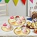 ABuff 3 Tiered Gold Cupcake Stand 2 Pack Stainless Steel Gold Tiered Dessert Stand Cupcake Display Tower 3 Tier Serving Tray Cake Stand for Baby Shower Birthday Party Wedding