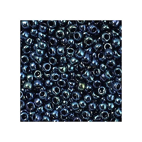 0.35oz Rocailles TOHO Seed Beads 8/0 (3 mm), Metallic Cosmos (#88)