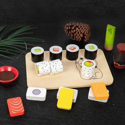 Développer la perception des couleurs avec ce set sushi bois - 5