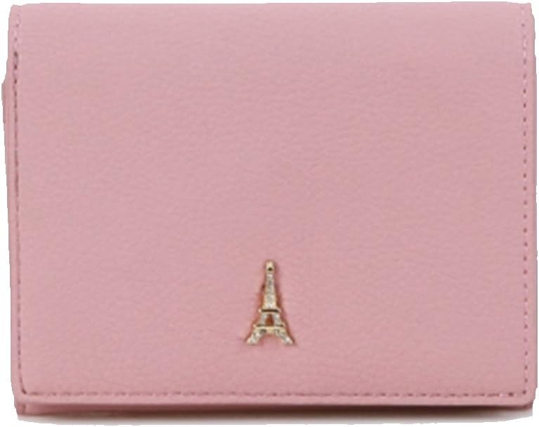 Credit Card Case Wallet Holder Purse ID Window Zippe with Women's Pouch (Indi Pink)