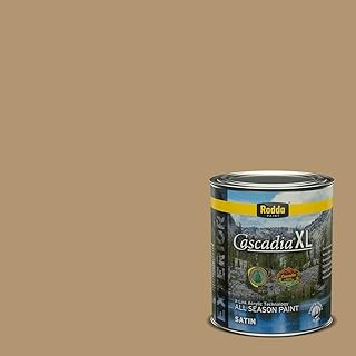 Rodda Paint CASCADIA XL Exterior Satin Paint & Primer in One, Quart, Tan...