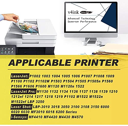 Tinta Y Tóner, Office Product toner hp 125 Marca v4ink (2)