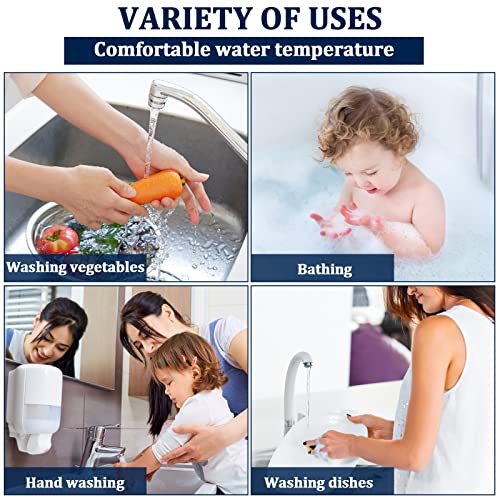 5500W Tankless Instant Electric Water Heater 110V With Remote Control Digital Display Instant Hot Water Heater Self Modulates For Sinks And Shower,Small Enough To Install Anywhere,Can't Use Socket #TOP5