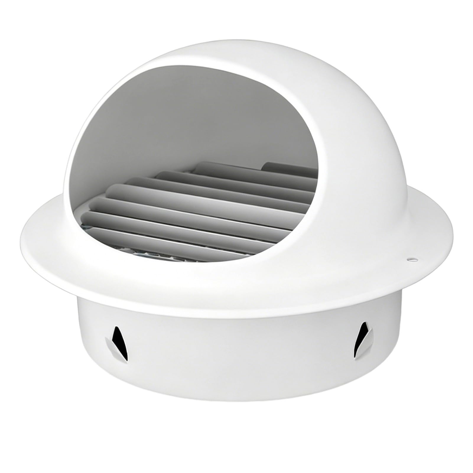 Rejilla de Ventilación Redonda de Acero Inoxidable para Pared