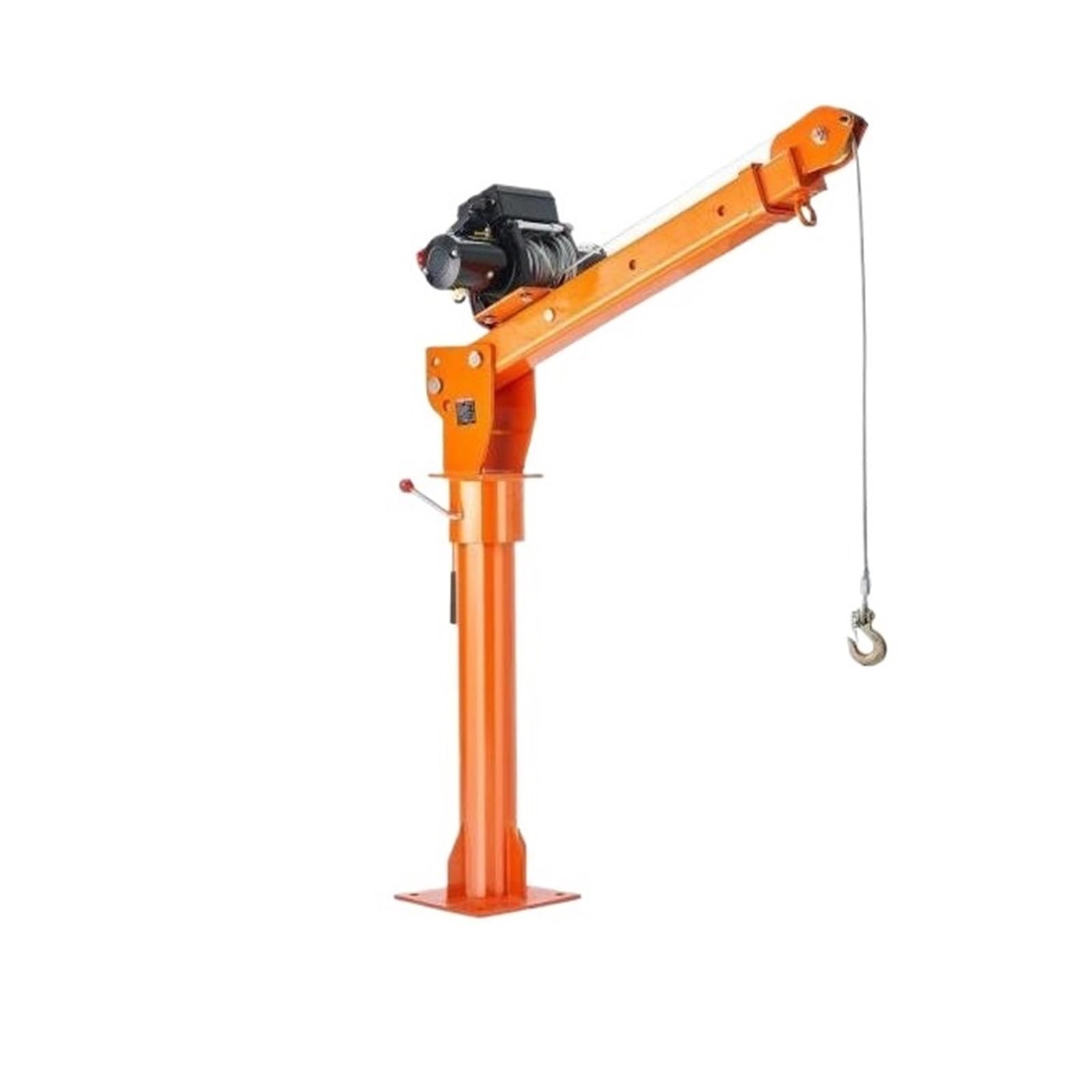 Paranco Elettrico Gru a Braccio Girevole Pieghevole del Letto della Gru 360° della Gru elettrica del Camion della Gru 2200lbs con l'argano Elettrico da 6000 libbre Verricello Elettrico