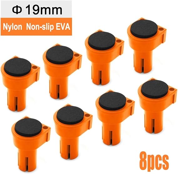 ワークショップツール 19mm ワークベンチ ペグ ブレーキストップ クランプ 8 PCS 木工テーブル リミットブロック