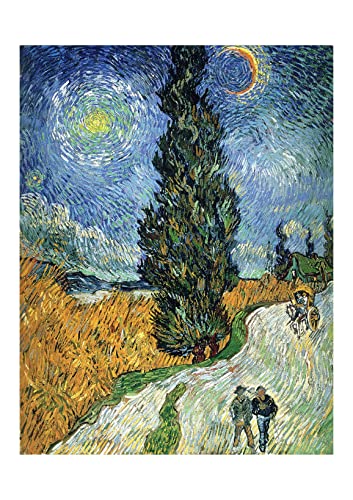 Affiche encadrée Van Gogh Road pour créer une ambiance galerie d'art dans votre salon