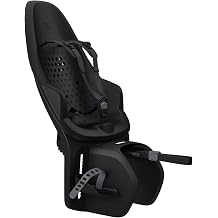 Thule Yepp 2 Maxi Child Bike Seat Compatible with MIK HD Bike Racks, Shock-Absorbing Foam seat, Adjustable footrests and 5-Point Harness