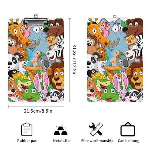 Porte-Formulaires A4 Panda Grenouille Clipboard Papier Documents - 2