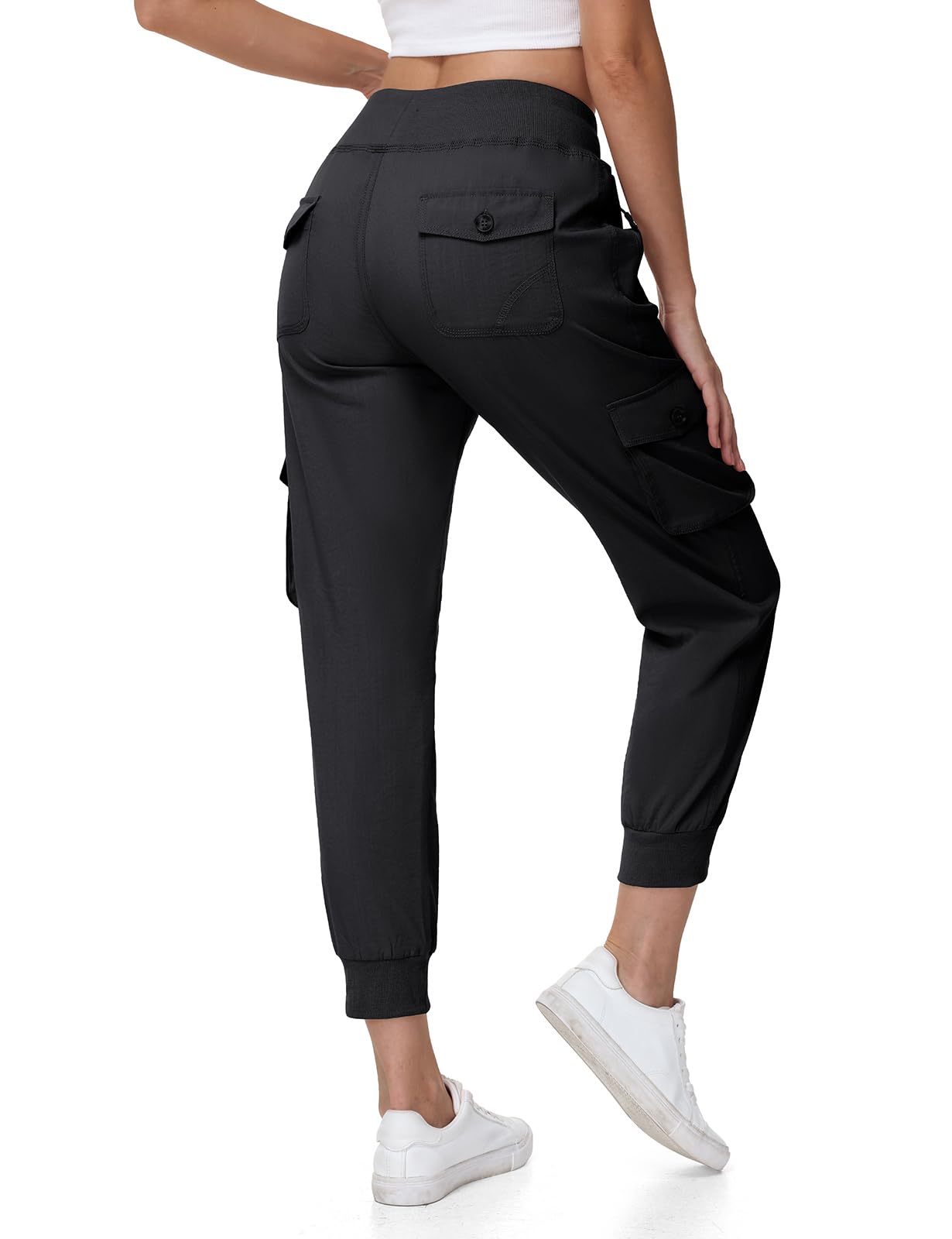 YSENTO Damen Wanderhose Trekkinghose Leichte Outdoorhose Schnelltrocken Cargohose Funktionshose Jogginghose Casual Hose