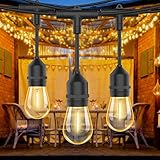 BOMBILLAS LED DE AHORRO DE ENERGÍA: cada cadena de luz tiene 15 metros de largo con 15 x 1w bombillas de bajo consumo. Tiene 0.82 metros de espacio entre bombillas. Cada luz del adorno tiene solo 15 vatios. Las bombillas LED de Bomcosy ahorran más del 90% de energía en comparación con las bombillas incandescentes. La larga vida útil dura 30,000 horas puede reducir los costos de mantenimiento al cambiar las bombillas con frecuencia.