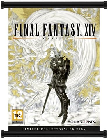 Final Fantasy XIV: A Realm Reborn Game Fabric Wall Scroll Poster (16" x 22") Inches