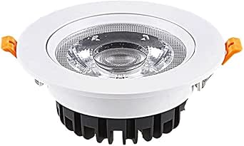 MAXTED LED Embedded Integrated Downlight Aluminum Round Panel Ceiling ...