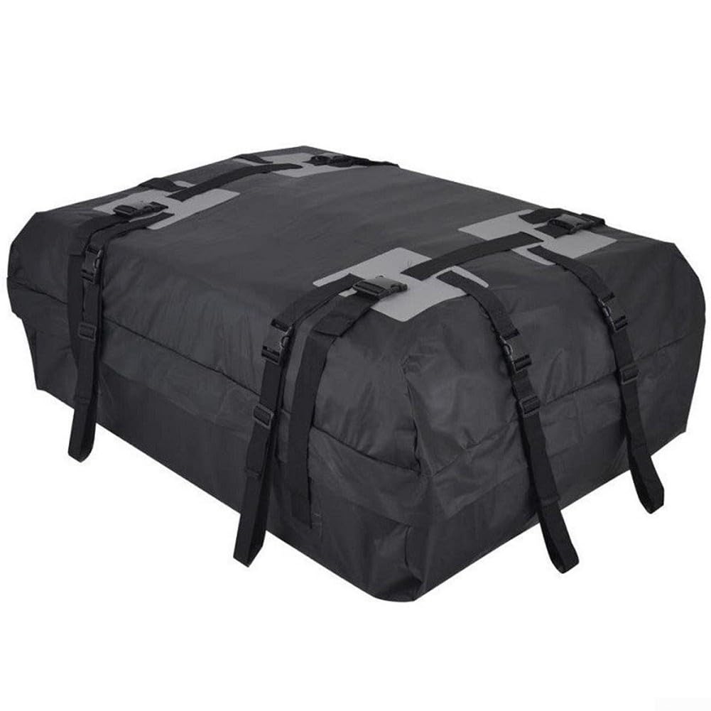 SPORTARC Borsa da tetto per auto, 425 l, impermeabile, grande borsa da viaggio, per auto, furgoni, SUV, camion, Come da immagine