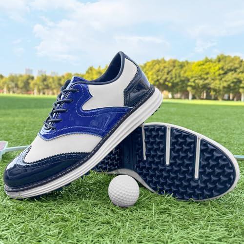Image of Men Golf Shoes Professional 9 Spikes Comfortable Outdoor Golf Training Sport Sneakers for Men