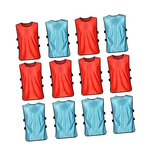 Gilets d'entraînement pour garçon et filles légers en polyester rouge Toyvian de sport