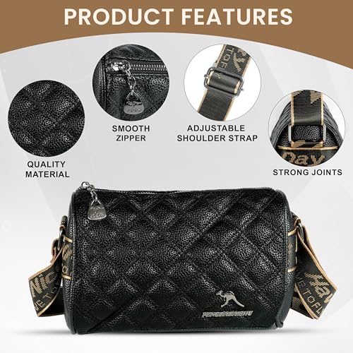Image of Storite Women's Crossbody Sling Bag | Faux Leather | Zipper Closure | Adjustable Strap