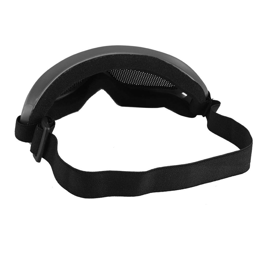 Tbest Occhiali da tiro tattici, occhiali da sole in metallo Airsoft Occhiali da sole tattici Occhiali in acciaio Occhiali da sole a metà viso per lo sport all'aria aperta(Colore dell'esercito)
