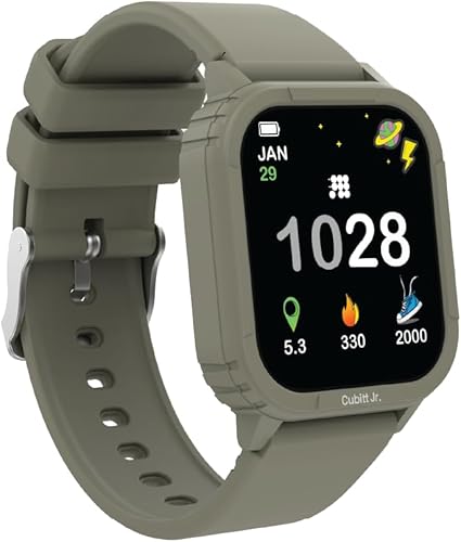 Miniatura 2 de Cubitt Jr - Reloj inteligente con rastreador fitness para niños y adolescentes, con temperatura corporal de 24 horas, juegos, contador de pasos,
