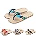 Tongs de Plage Sandales Confortables Bureau Mocassins et Loafers Baskets été Boucle Soirée Ville Décontracté Tendance Thème Bout Renforcé Black Mules Shoes for Women Sandals Fleurs(Marron 44)