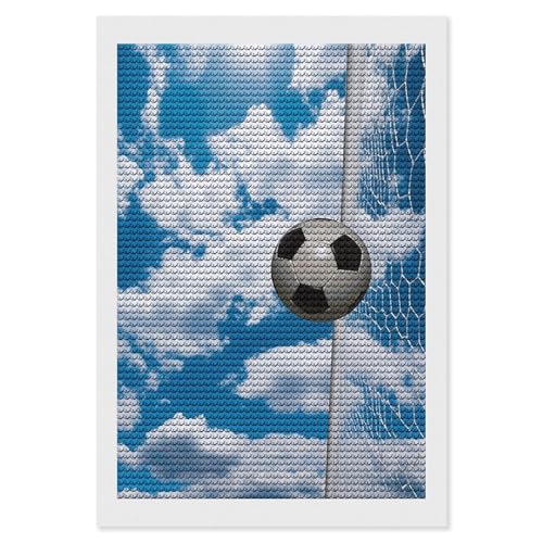 Kit diamant football bleu MNVTSKOP débutant sans stress adulte