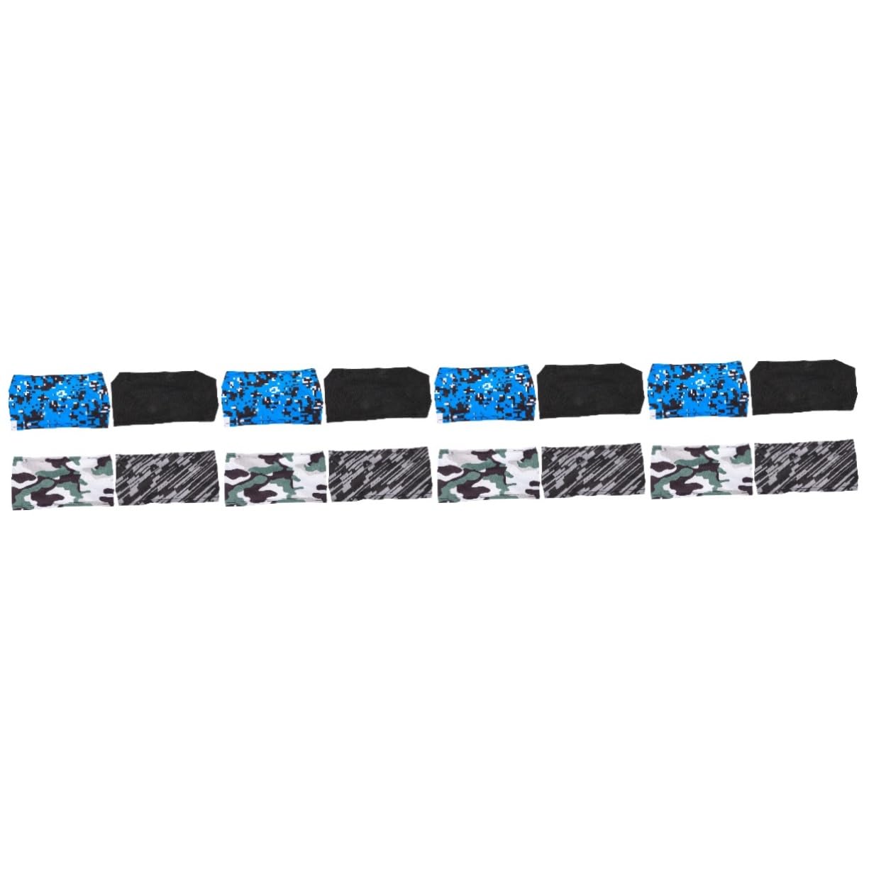 BESPORTBLE 4 Set Fascia Per Il Sudore Bandana Bandane Bande Elastiche Headband Sport Della Fascia Fasce Da Donna Fascia Da Uomo Fasce Per Da Uomo Fasce Elastiche Poliestere 4 Pezzi*4