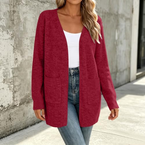 Cardigan Sweaters for Women Open Front Coats Long Sleeve Fashion Jackets - image 6