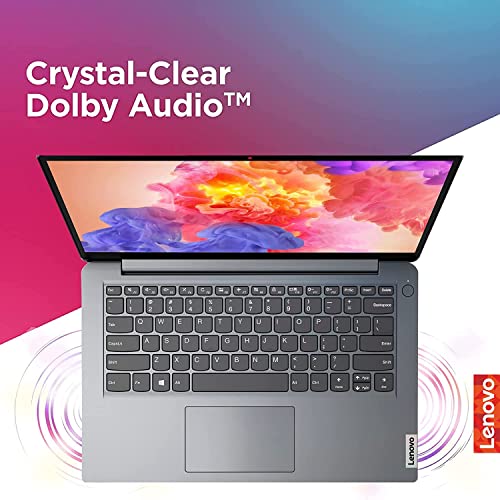 Image of Lenovo IdeaPad 1i Laptop, 14 inch HD Display, Intel Core i3-1215U Processor, Intel UHD Graphics, 20GB RAM 1TB SSD, Fingerprint Reader, Webcam, HDMI, USB-C, Windows 11 Home, Gray