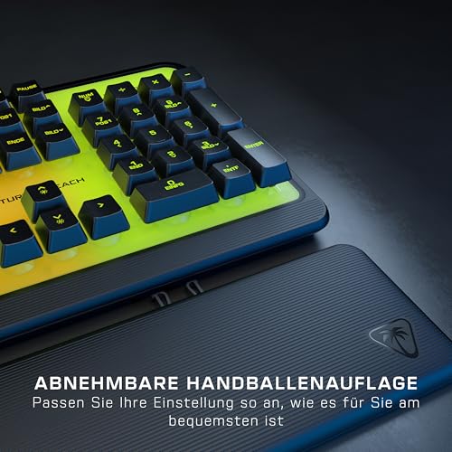 Magma - Tastiera da gioco RGB con tasti a membrana, tecnologia avanzata anti-ghosting, tecnologia Easy-Shift, illuminazione RGB, poggia-polso rimovibile - Tastiera gaming - Immagine 7