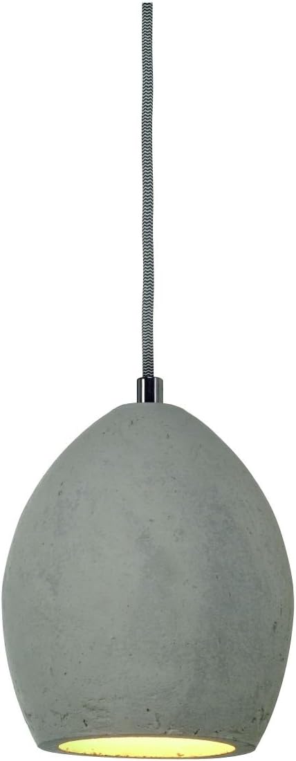 SLV Lighting 155710 Soprana Pendant, Concrete Grey