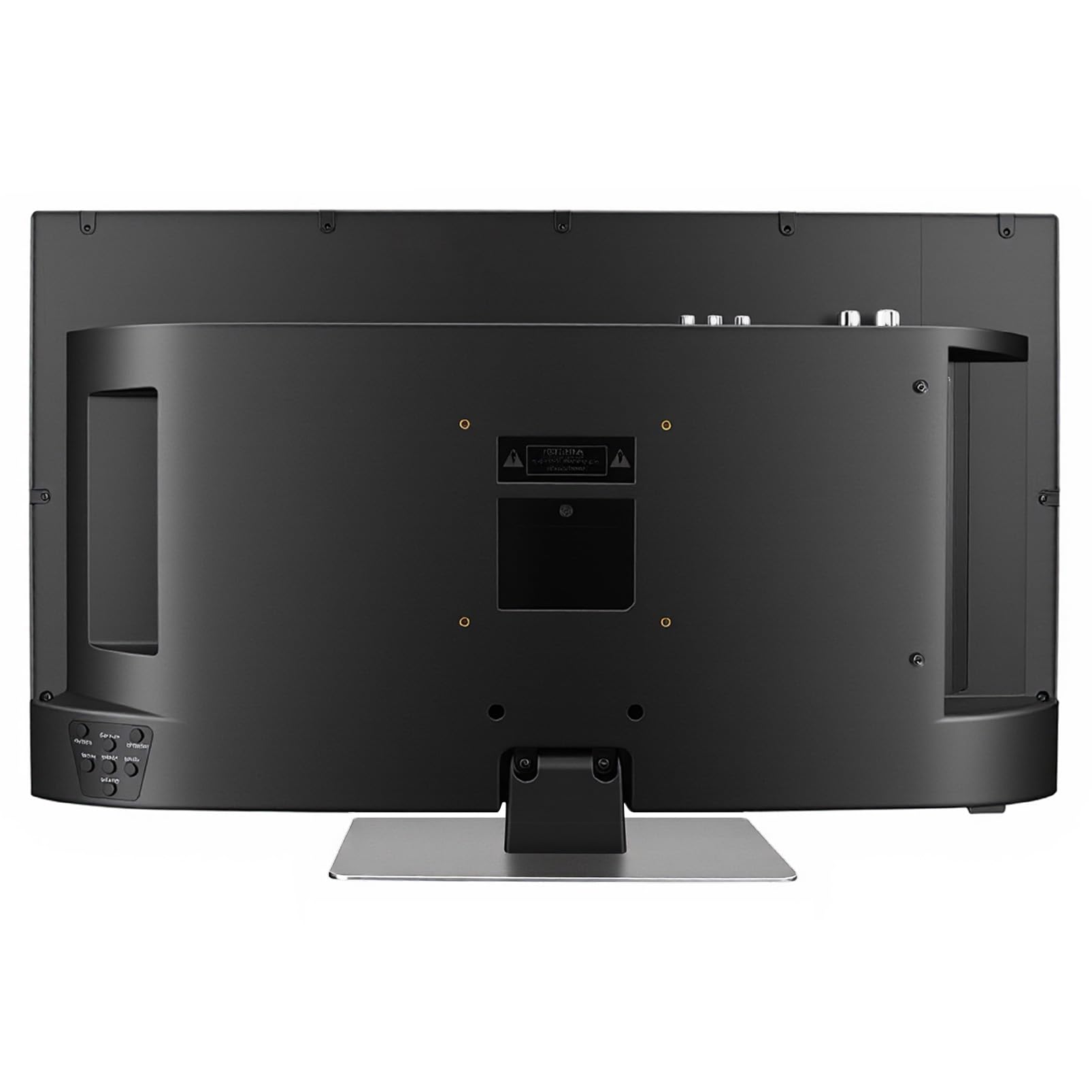 SYLVOX 22-inch RV TV, 1080P FHD Smart Google TV, 12V/24V DC & AC Power, with Built-in DVD Player for Truck RV Boat, Waterproof Remote, 9-32V Wide Voltage Shock-Resistant Design