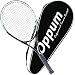 oppum Adult Carbon Fiber Tennis Racket, Super Light Weight Tennis Racquets Shock-Proof and Throw-Proof,Include Tennis Bag Tennis Overgrip (Aluminum-Carbon Racquet(Balck Green), 4 3/8)