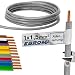 Produktbild EBROM Aderleitung - Einzelader starr - PVC Leitung - Verdrahtungsleitung - H07V-U 1,5 mm² - 1,5 mm2 - Farbe: grau - viele Längen wählbar, von 10 Meter bis 100 Meter - Ihre ausgewählte Länge: 10 m