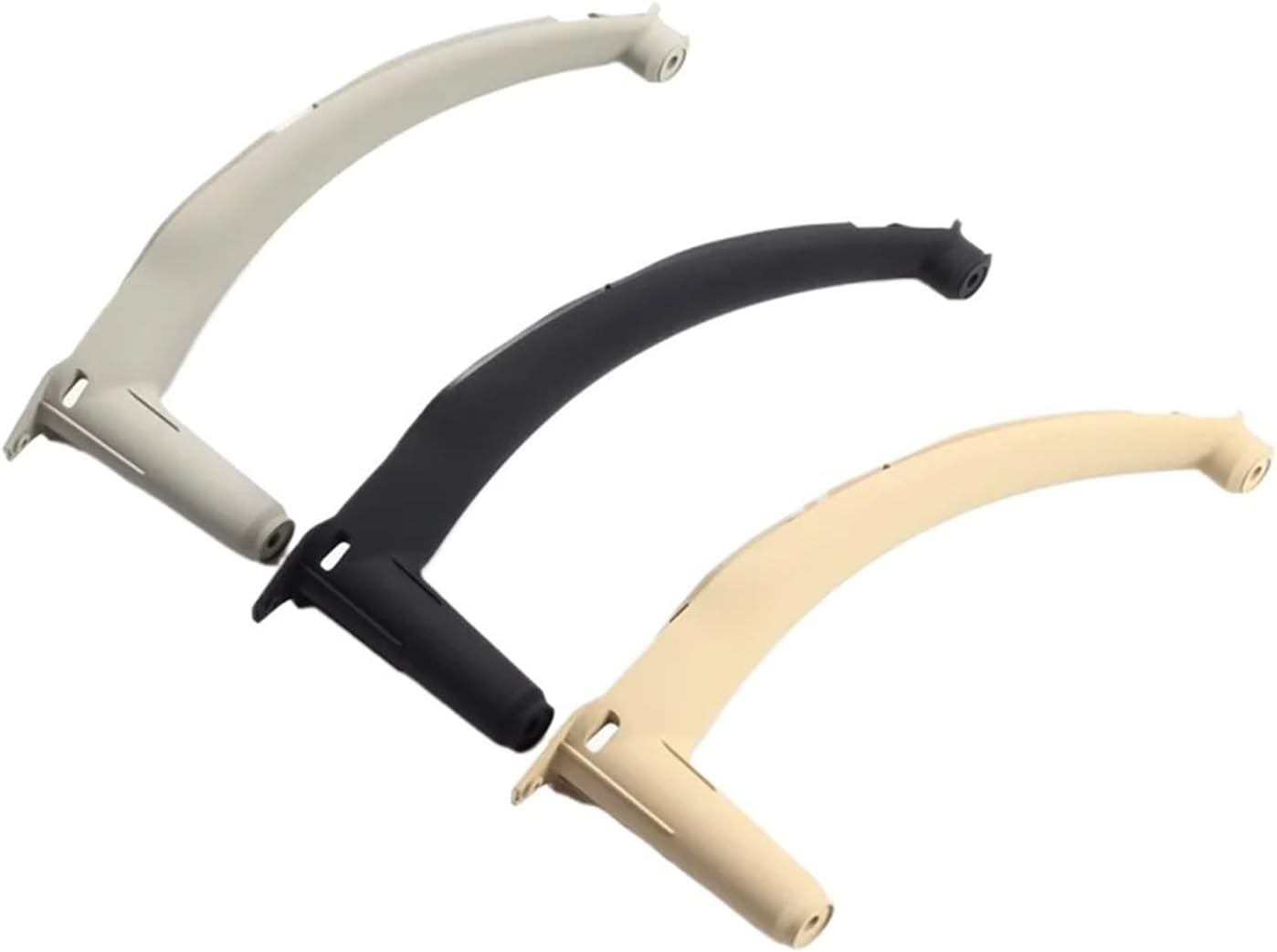 Grab Handles Interior Left Right Passenger Door Pull Handle Inside Cover Panel Trim Replacement Fit for BMW X5 X6 E70 E71 E72 2007-2013 Universal(Black-Right-Rear)