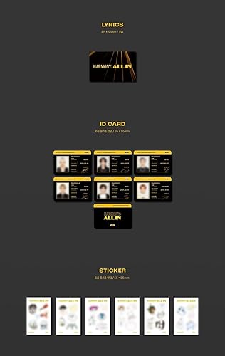 Miniatura 6 de Generic P1HARMONY HARMONY ALL IN 6 Mini álbum (FIT IN Ver.) K-POP SELLADO