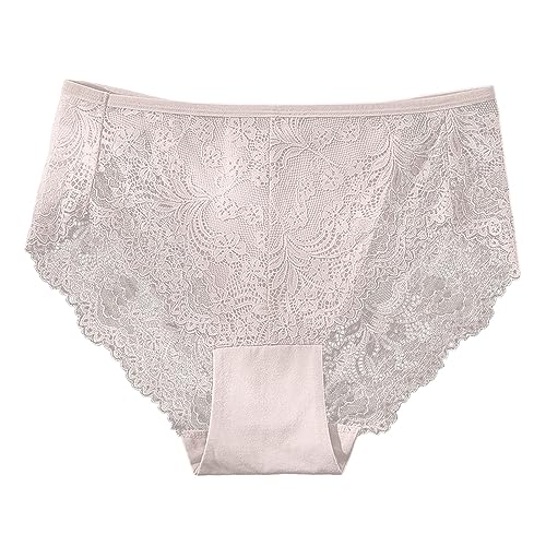 2025 - Damenunterwäsche, Spitzenhöschen, Stretch, weiche Damen-Hipster-Slips, Damenunterwäsche Herren Unterwäsche Sexy Mit Eingriff (Khaki, L) 2025 - Damenunterwäsche, Spitzenhöschen, Stretch, weiche Damen-Hipster-Slips, Damenunterwäsche Herren Unterwäsche Sexy Mit Eingriff (Khaki, L)