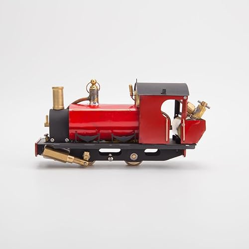 Miniatura 3 de Kit de motor de vapor a escala 150 HO que funciona, modelo de locomotora de vapor en vivo con kit de modelo de motor de vapor oscilante, juego de