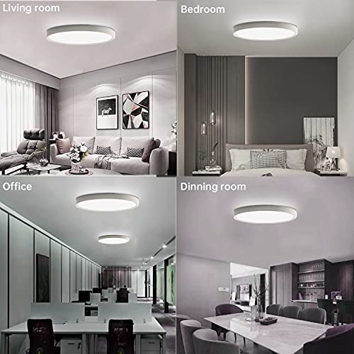 Kimjo Plafoniera LED da Soffitto 28W, 6500K Bianco...