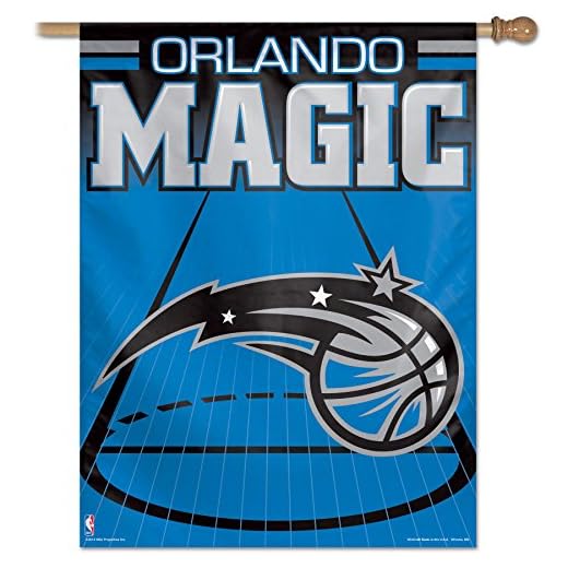 NBA Orlando Magic Vertical Flag, 27 x 37", Multicolor