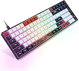 【Wide Compatibility】: Compatible with Windows 10, Win 8, Win 7, Win Vista, Windows XP and Mac OS systems. Compact 96 Keys include number keys convenient and meet various use needs.