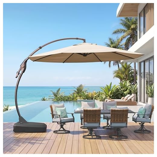 Grand patio 11FT Cantilever Umbrella