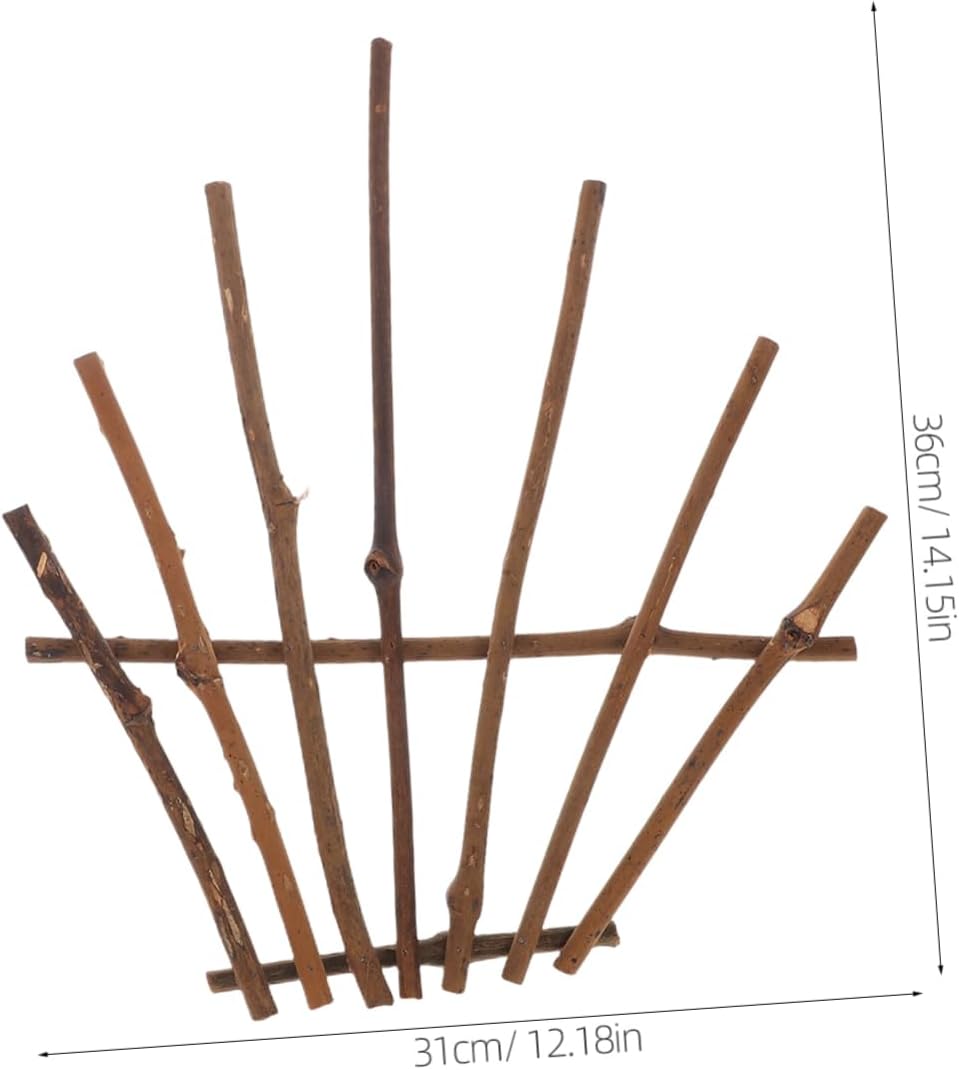 Creative Finger Shape Wood Branch Ornament Halloween Season Xmas image 2