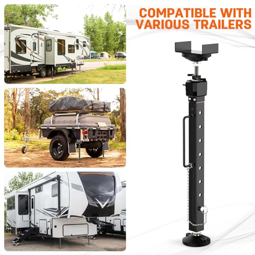 AUH Cabinet Jack Support, Camper and RV Slide Out Support Jacks and Basement Floor Jack Multiple Application Jacks, Adjustable from 26\" to 46\" Solid Drywall Jacks(Allow Drill Adjust) - Thumbnail 3